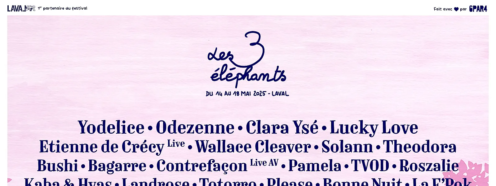 Les 3 Éléphants 2025