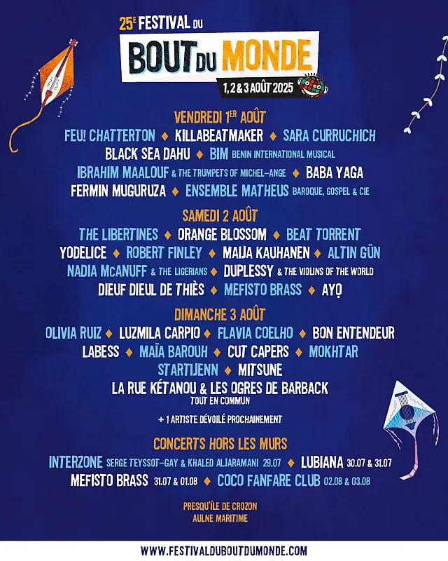 Festival du bout du monde 2025