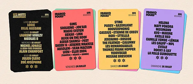 Francofolies de Spa 2026