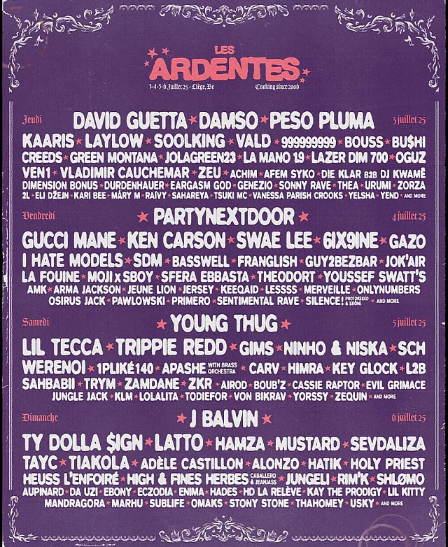 Les Ardentes 2025