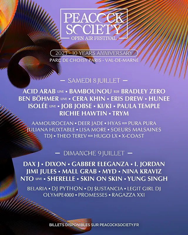Peacock Society 2023
