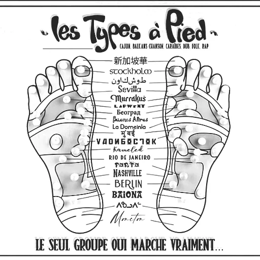 Les Types à Pied