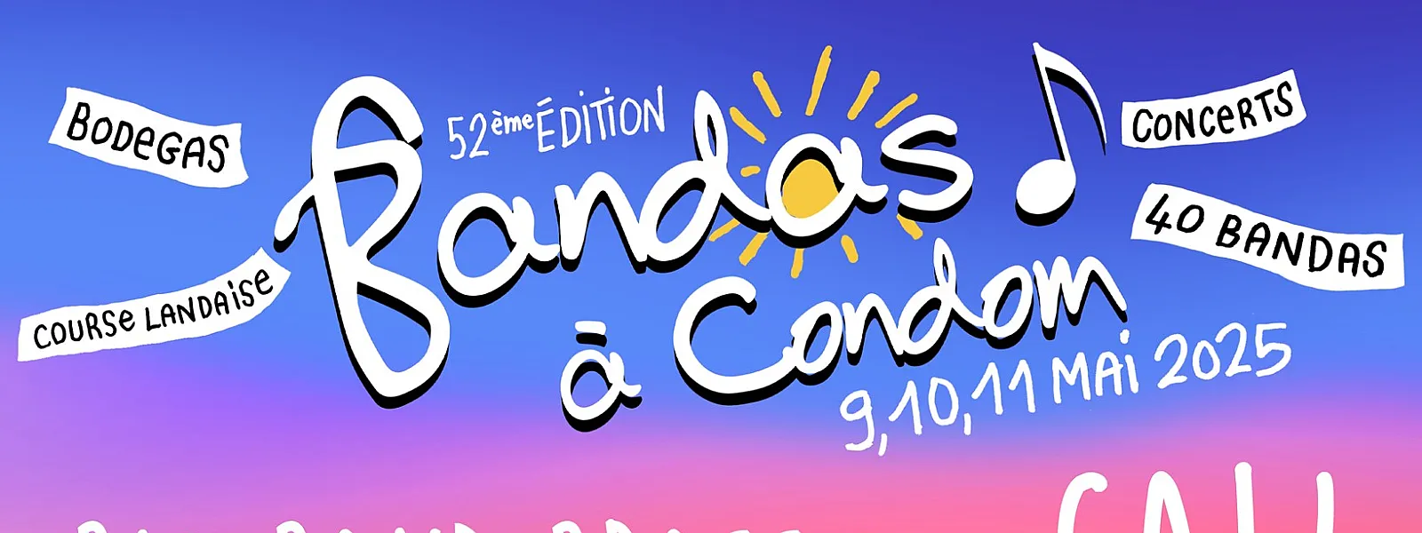 Bandas à Condom 2025 Bandas à Condom 2025