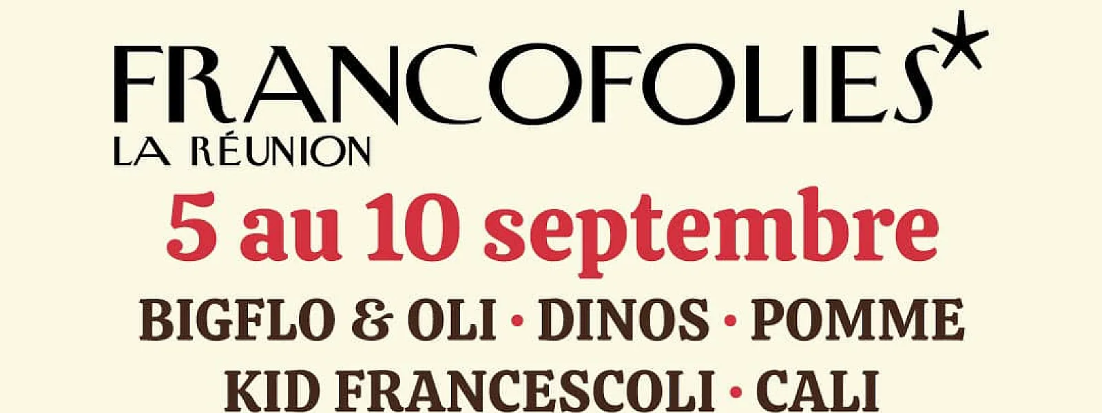 Francofolies de La Réunion 2023