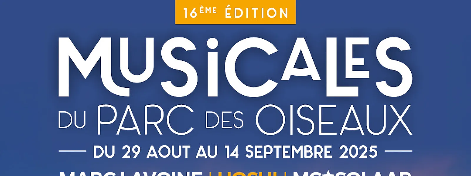 Musicales du Parc des Oiseaux 2025