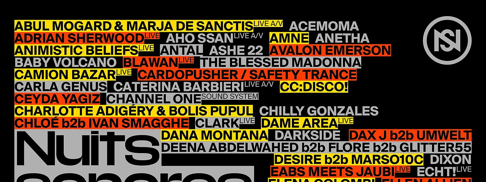 Nuits sonores 2023