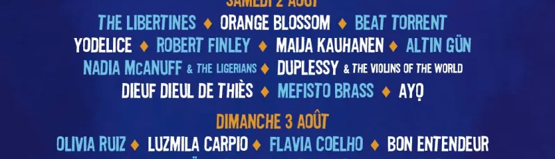 Festival du bout du monde 2025