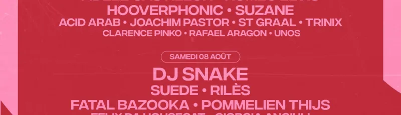 Ronquières festival 2026 Ronquières festival 2026