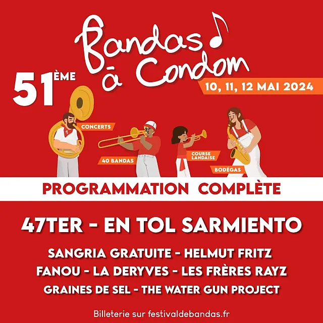 Bandas à Condom 2024 Bandas à Condom 2024