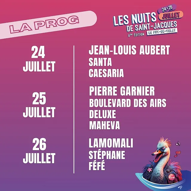 Les Nuits de Saint-Jacques 2025