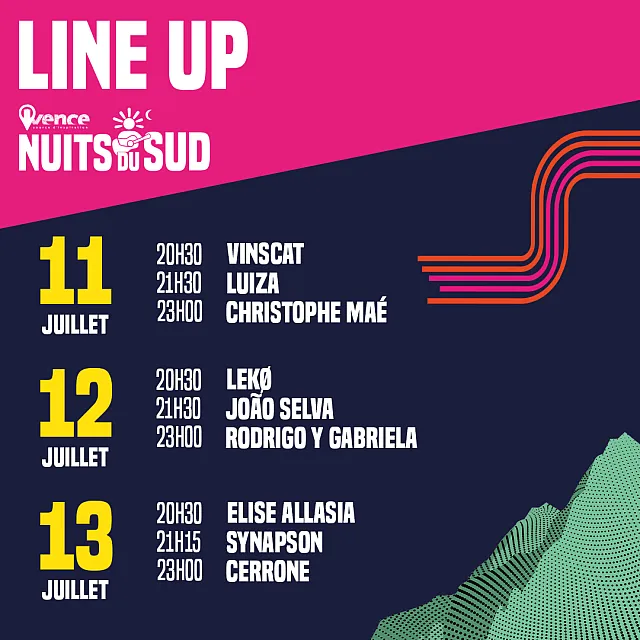 Nuits du Sud 2024