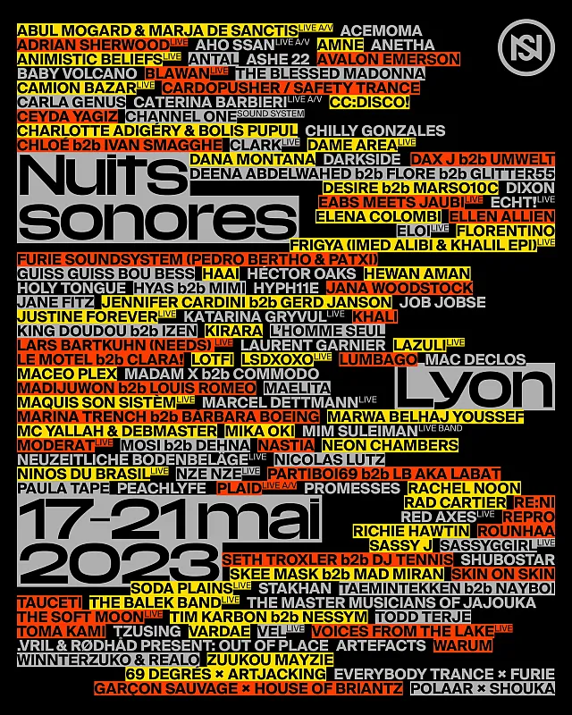 Nuits sonores 2023