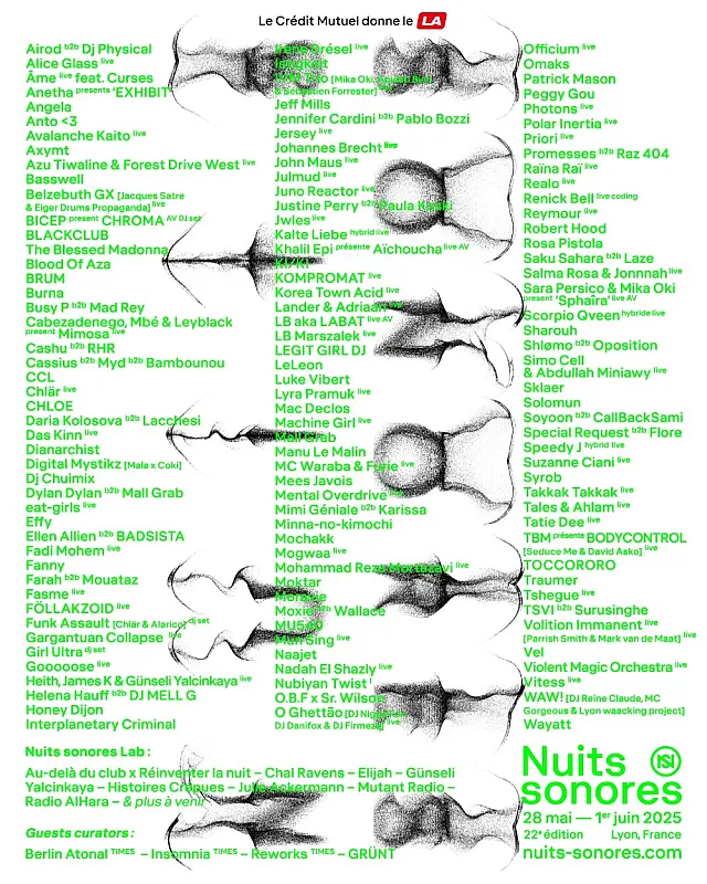 Nuits sonores 2025