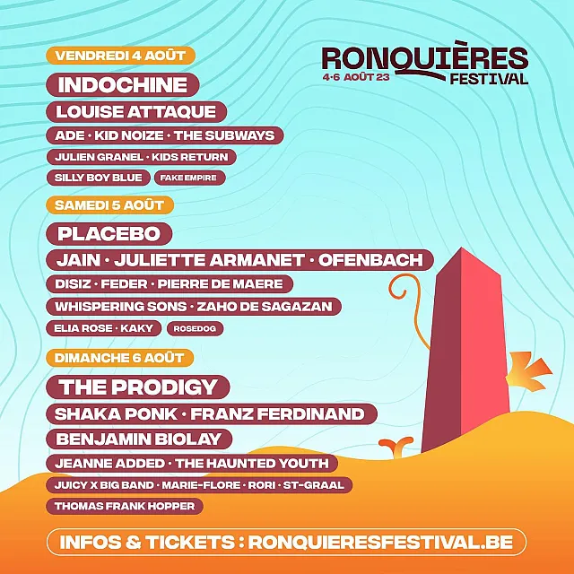 Ronquières festival 2023 Ronquières festival 2023