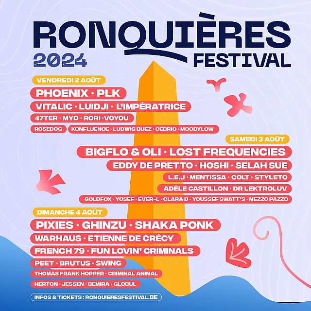 Ronquières festival 2024 Ronquières festival 2024