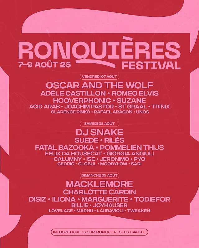 Ronquières festival 2026