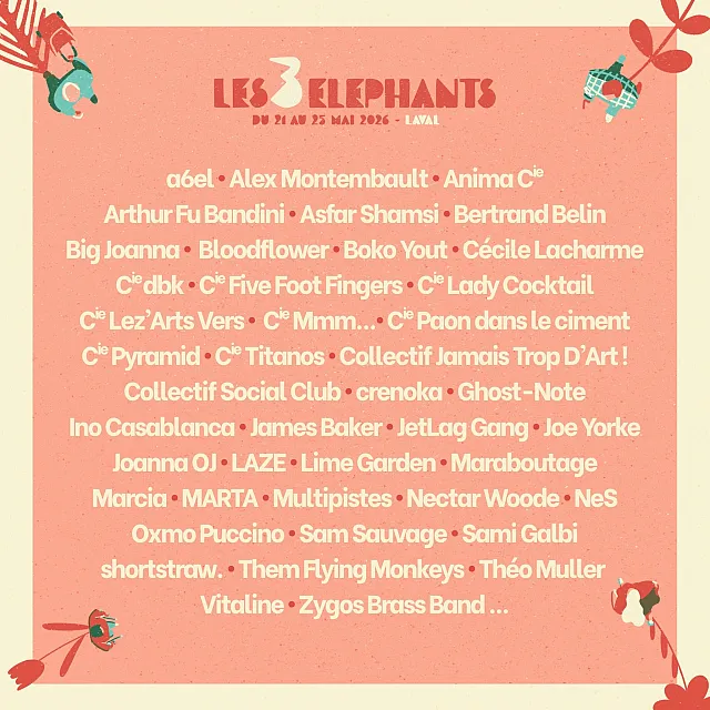 Les 3 Éléphants 2026