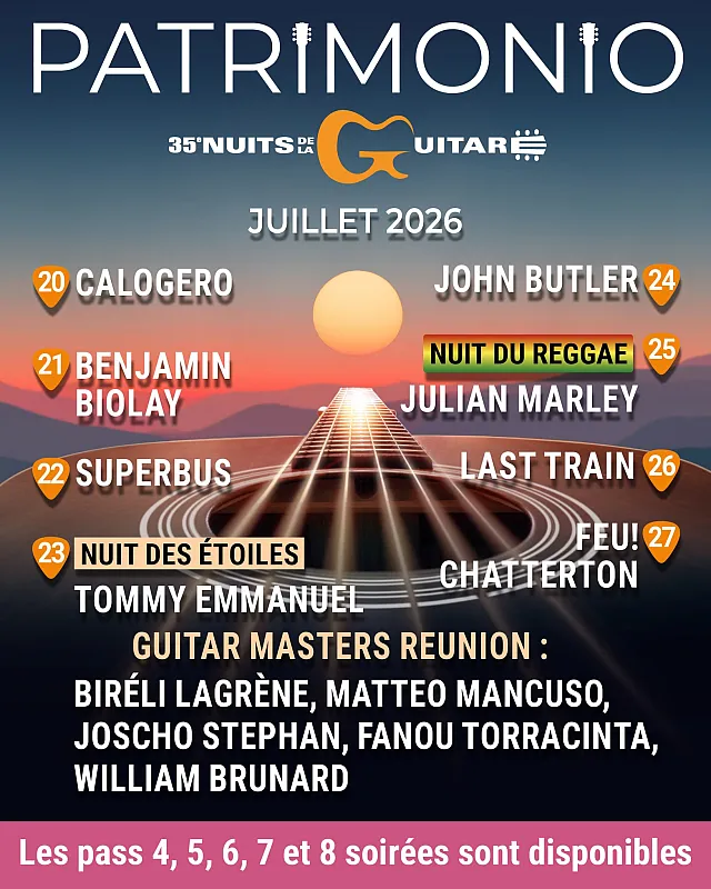 Les Nuits de la Guitare 2026