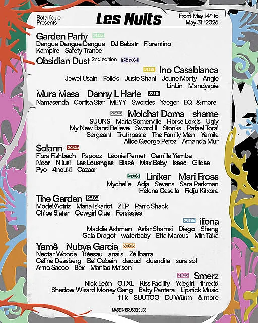 Les Nuits du Botanique 2026