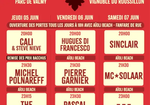 Bacchus Festival 2025